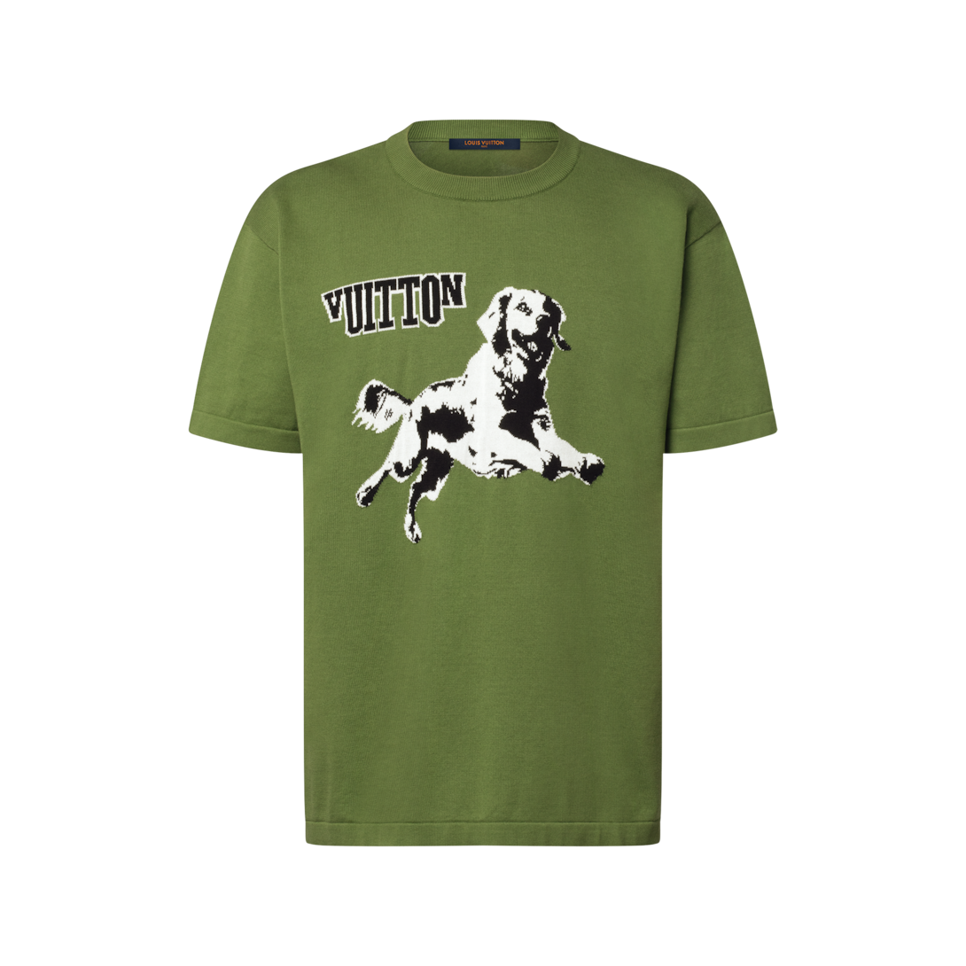 【Louis Vuitton】　シティー・ドッグ・プリントシャツ Short-Sleeved Cotton Crewneck - Ready-to-Wear | LOUIS VUITTON